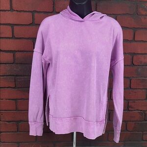 Te Verde‎ Hoodie Womans Small Purple Thermal